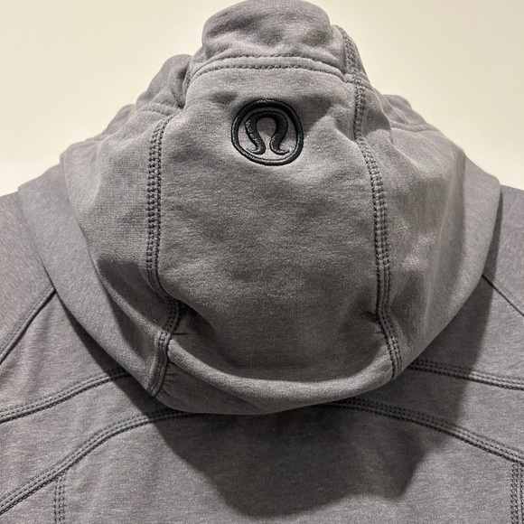 Lululemon Gray Scuba Hoodie Zip Jacket Sz 8 - Picture 6 of 8